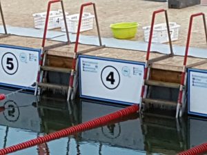 2018 IWSA Word Champs - ice on the starting blocks